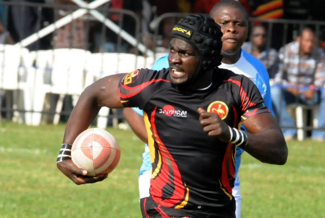 Wokorach in full flight against Botswana during the Rugby Afrique Tier 1B last year when Uganda was promoted to 1A