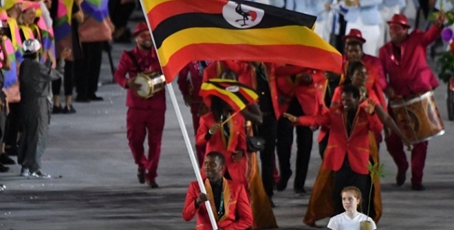 Uganda at opening ceremony 2