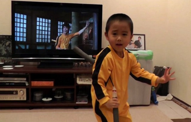 little bruce lee boy