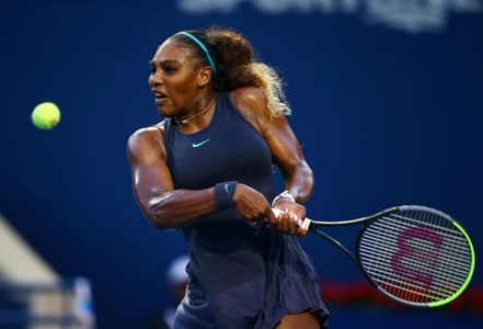 Serena wins first match since Wimbledon final, Osaka advance