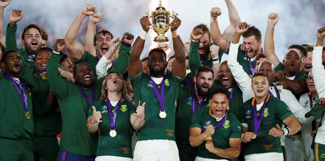 South Africans hope Rugby World Cup win will unite nation