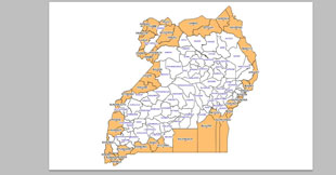 Map Of Uganda Showing All Districts 2020 Public Transport: 42 Border Districts To Be Affected By New Directive