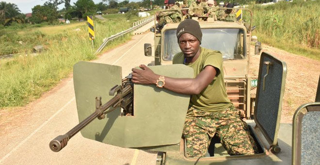 Bad roads slow down UPDF armored vehicles